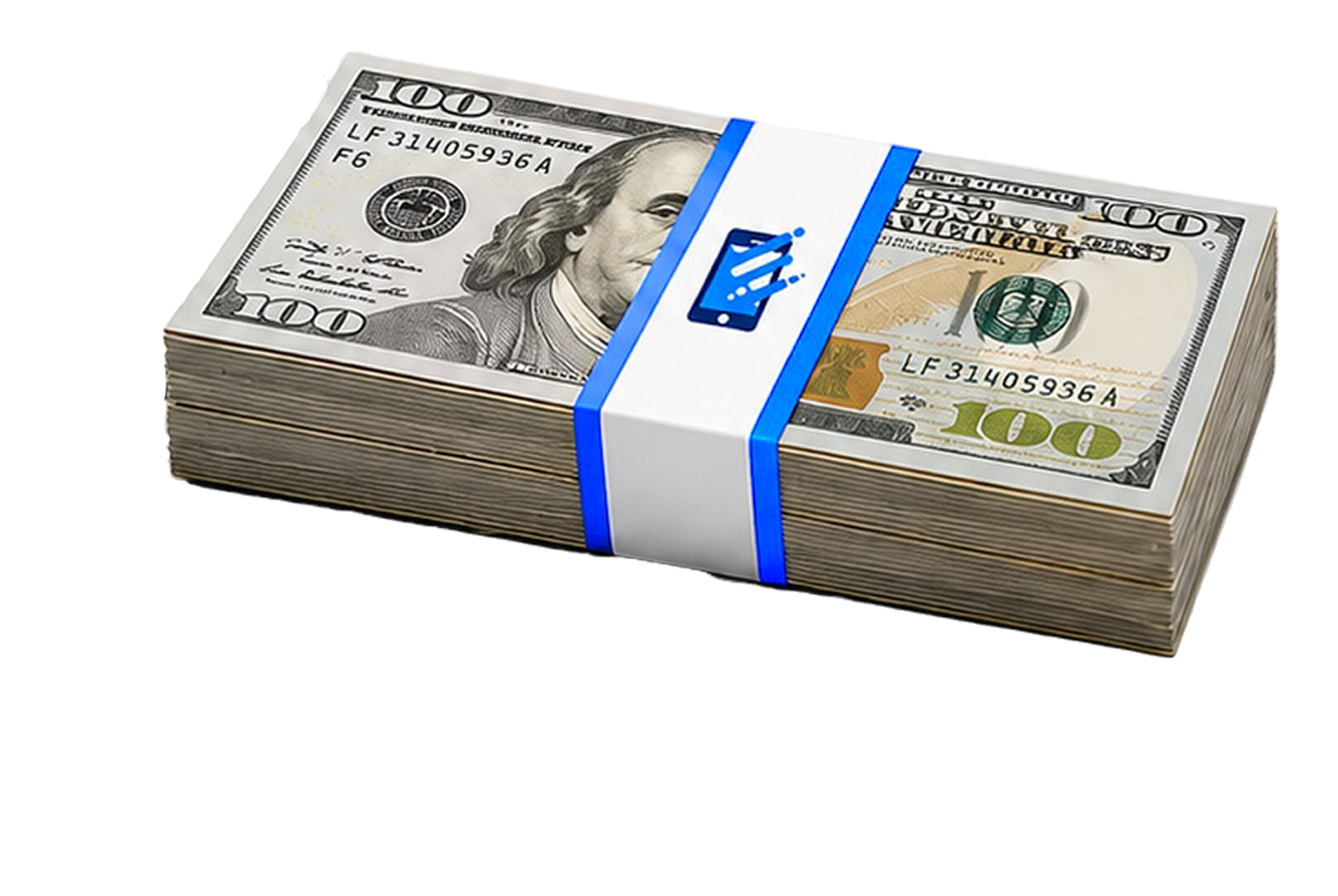 Stack of cash from selling your device